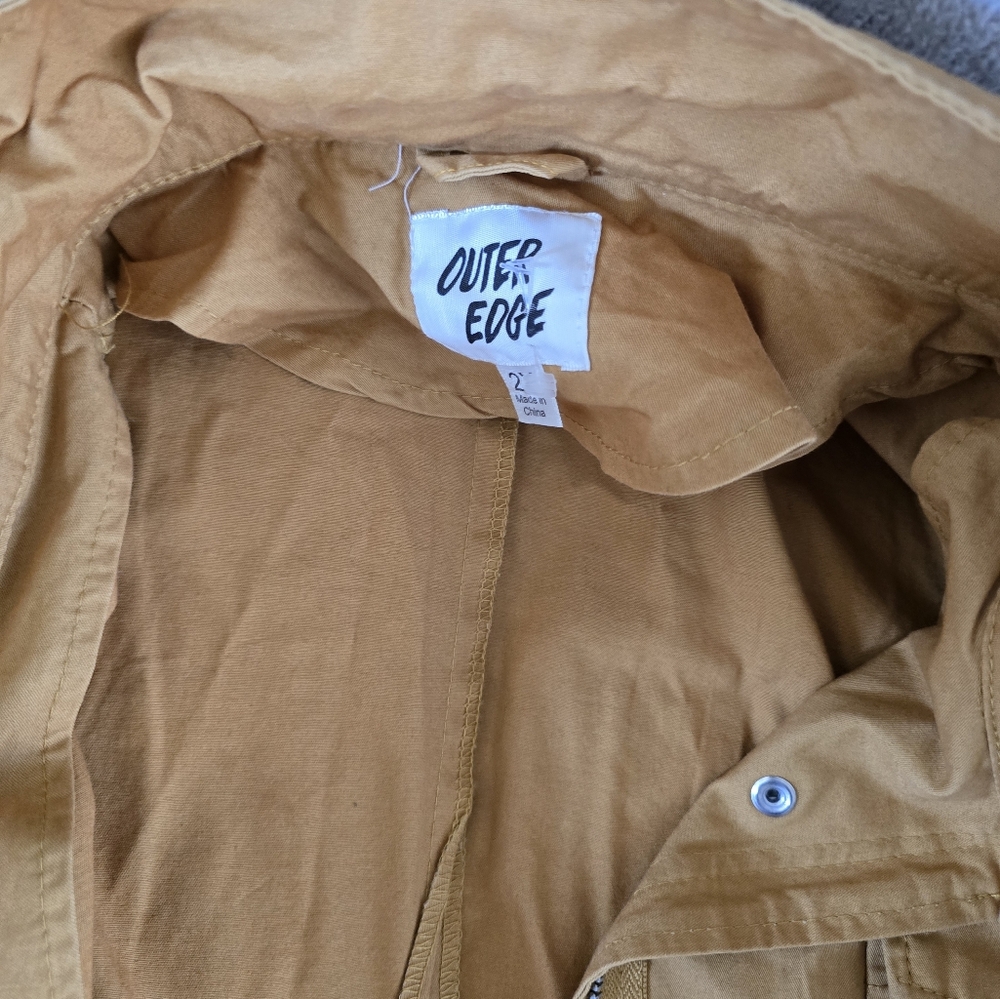 Outer Edge Mustard Utility Jacket - Picture 3 of 4